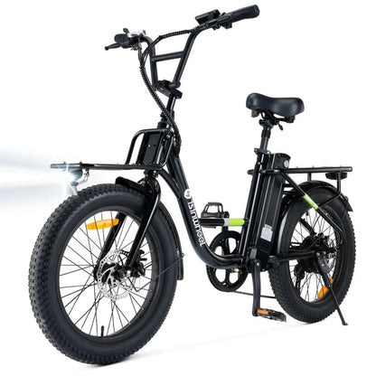 ISINWHEEL U7 20 Step-Thru Cargo Electric Bike 500W Motor 48V 10.4Ah Battery