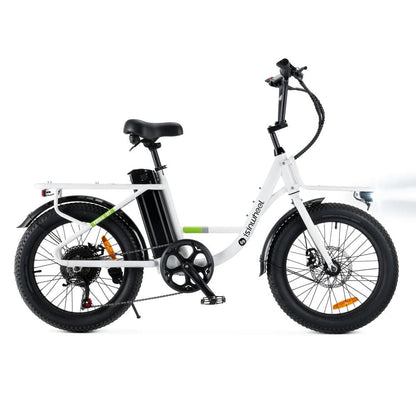 ISINWHEEL U7 20 Step-Thru Cargo Electric Bike 500W Motor 48V 10.4Ah Battery