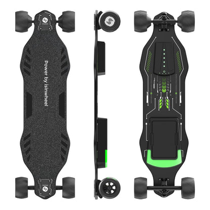 ISINWHEEL V8 Electric Skateboard 600W*2 Motor 37V 5Ah Battery