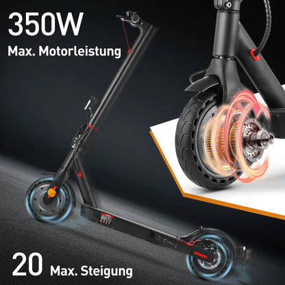 ISINWHEEL E9 8.5 Commuting Electric Scooter 350W Motor 36V 7.5Ah Battery (ABE)