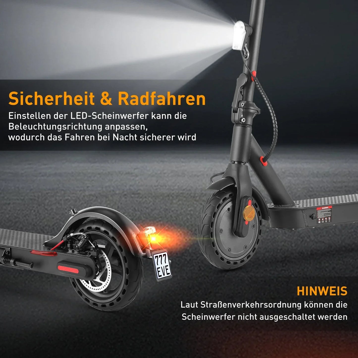 ISINWHEEL E9 8.5 Commuting Electric Scooter 350W Motor 36V 7.5Ah Battery (ABE)
