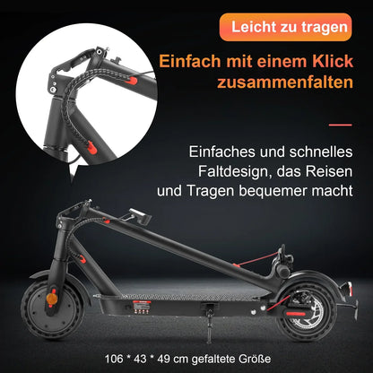 ISINWHEEL E9 8.5 Commuting Electric Scooter 350W Motor 36V 7.5Ah Battery (ABE)