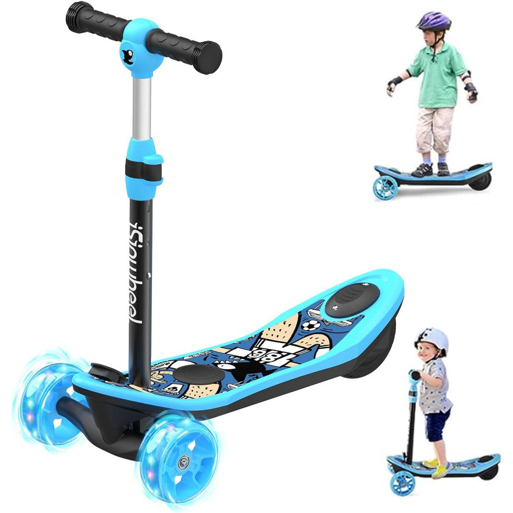 ISINWHEEL Mini Pro Kids 3 Wheel Electric Scooter 60W Motor 12.8-14.6V 5Ah Battery (2 IN 1 Design)