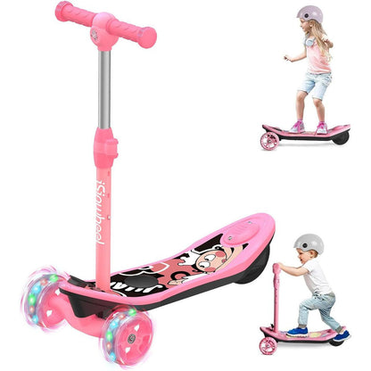 ISINWHEEL Mini Pro Kids 3 Wheel Electric Scooter 60W Motor 12.8-14.6V 5Ah Battery (2 IN 1 Design)