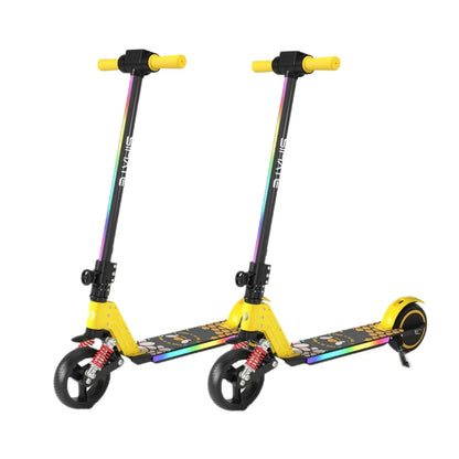 SIMATE S5 6.5 Kid's Foldable Colorful Body Lights Electric Scooter 130W Motor 24V 2.5Ah Battery (New)