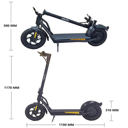 EMOKO A19 12 Folding Commuting Electric Scooter 500w Motor 36V 15Ah Battery