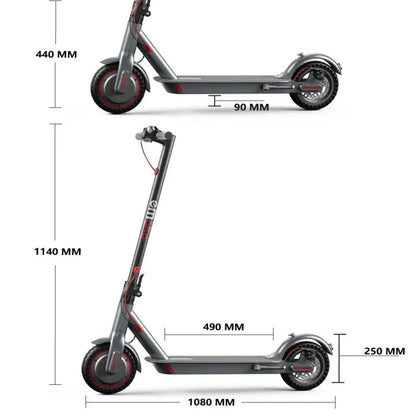 EMOKO HT-T4 Pro 8.5 Folding Electric Scooter 350w Motor 36V 10.4Ah Battery With APP