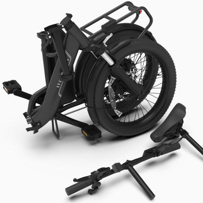 INVANTI TIDE2 Folding Step-Thru Electric Bike Combo
