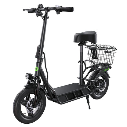 ISINWHEEL HyperX 14 Electric Scooter with Seat & Basket 700W Motor 48V 10Ah Battery