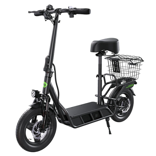ISINWHEEL HyperX 14 Electric Scooter with Seat & Basket 700W Motor 48V 10Ah Battery