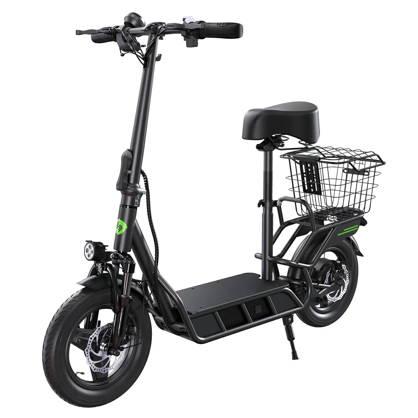 ISINWHEEL HyperX 14 Electric Scooter with Seat & Basket 700W Motor 48V 10Ah Battery