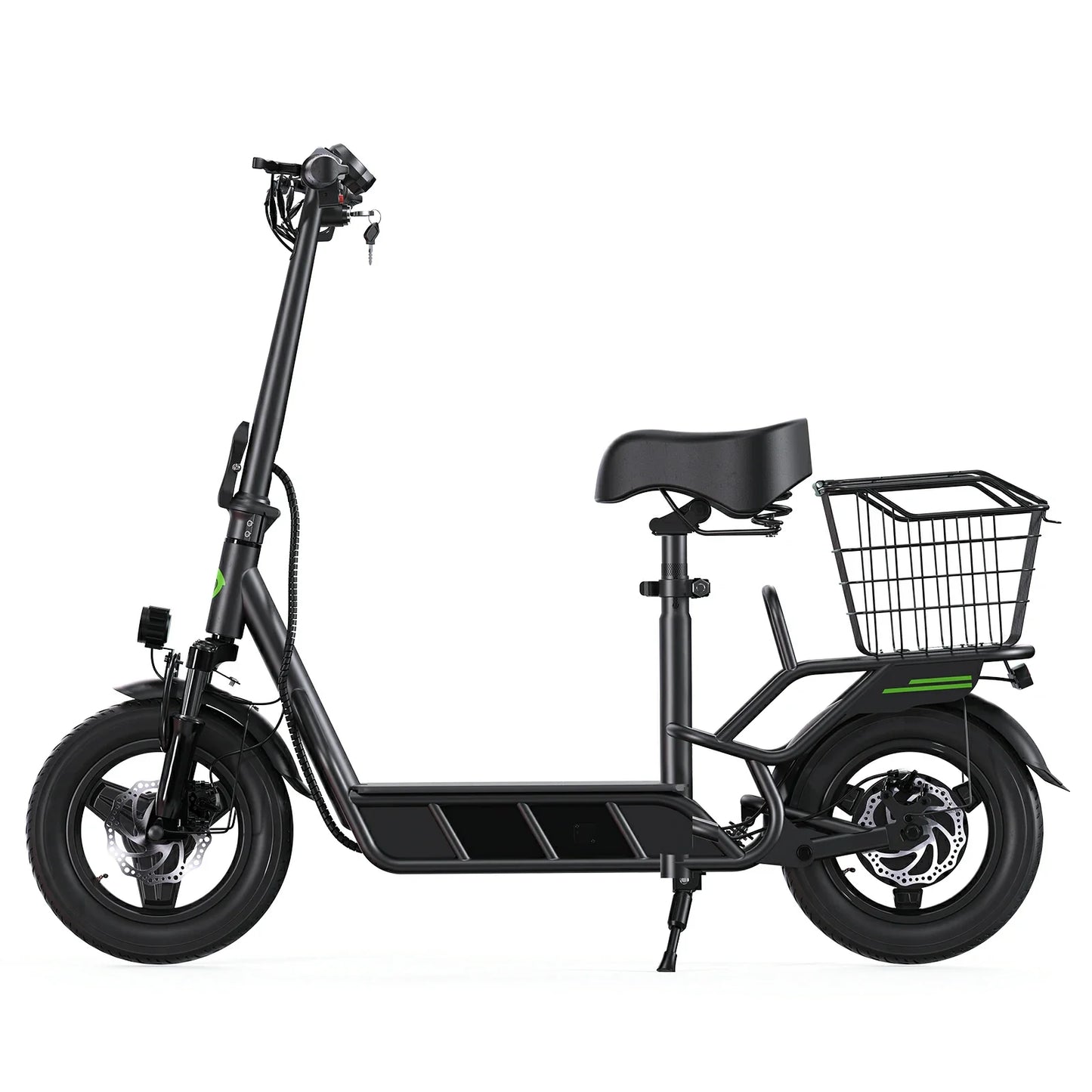 ISINWHEEL HyperX 14 Electric Scooter with Seat & Basket 700W Motor 48V 10Ah Battery