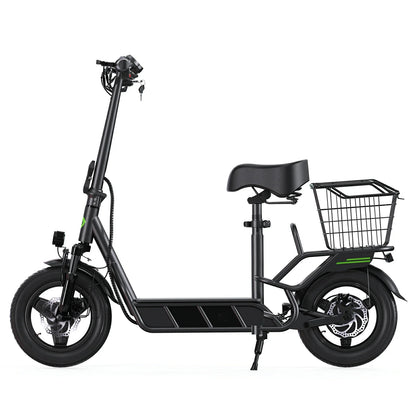 ISINWHEEL HyperX 14 Electric Scooter with Seat & Basket 700W Motor 48V 10Ah Battery