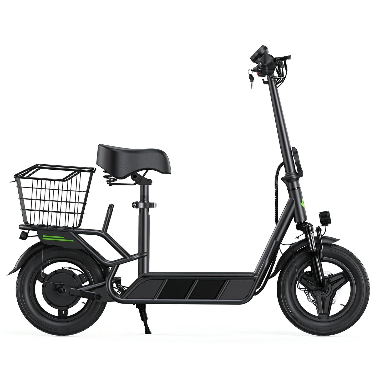 ISINWHEEL HyperX 14 Electric Scooter with Seat & Basket 700W Motor 48V 10Ah Battery