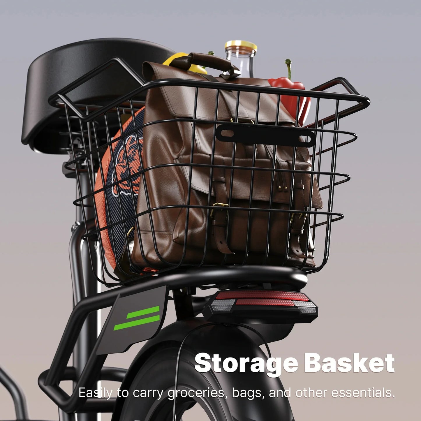 ISINWHEEL HyperX 14 Electric Scooter with Seat & Basket 700W Motor 48V 10Ah Battery