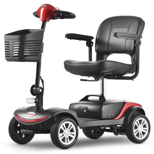 SWEETRICH S1 SPORT 9&#8243; 4 Wheel Electric Mobility Scooter | 300W . 24V 12Ah